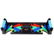 Lynxsport Multifunctional Sit-Up Board for Strength Training Power Push-Up Pro black/multicoloured