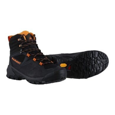 Mammut Hiking Shoes Sapuen High GTX (Velour leather, waterproof) black Men