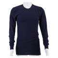 Medima Long Sleeve Shirt (Angora+Cotton) Underwear Blue Men (Size XXL)