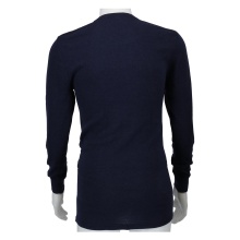 Medima Long Sleeve Shirt (Angora+Cotton) Underwear Blue Men (Size XXL)