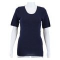 Medima Underwear Shirt (Angora and Wool) Short Sleeve Blue Women (Size S-L)