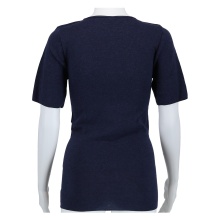 Medima Underwear Shirt (Angora and Wool) Short Sleeve Blue Women (Size S-L)