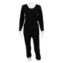 Medima Underwear Long Sleeve Shirt (Angora and Wool) black Women (Size S-L)