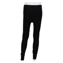 Medima underwear long thermal leggings (cashmere and silk) black Ladies (size XL)