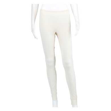 Medima underwear long legging with toe (100% silk) white ladies (size S-L)