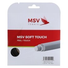 MSV Tennis String Soft Touch (Touch+Comfort) black 12m Set