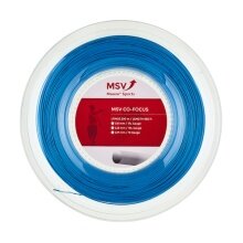 MSV Tennis String Co Focus (Durability+Control) light blue 200m roll