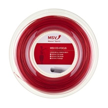 MSV Tennis String Co Focus (Durability+Control) red 200m roll