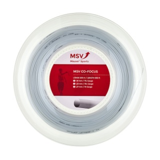 MSV Tennis String Co Focus (Durability+Control) white 200m roll