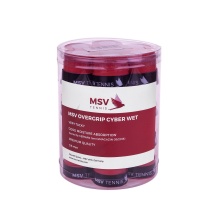 MSV Overgrip Cyber Wet 0.6mm red 24-pack