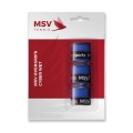 MSV Overgrip Cyber Wet 0.6mm (Sweat absorption/Durability) blue 3-pack