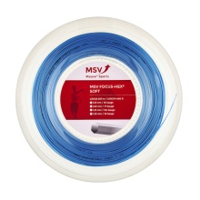 MSV Tennis String Focus Hex Soft 1.15 (Durability+Touch) light blue 200m roll