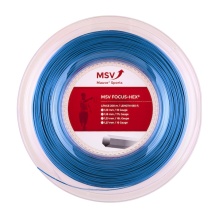 MSV Tennis String Focus Hex (Durability+Spin) light blue 200m roll