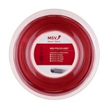 MSV Tennis String Focus Hex (Durability+Spin) red 200m roll