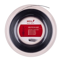 MSV Tennis String Focus Hex (Durability+Spin) black 200m roll