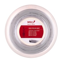 MSV Tennis String Focus Hex (Durability+Spin) white 200m roll