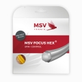 MSV Tennis String Focus Hex (Durability+Spin) yellow 12m Set