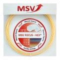 MSV Tennis String Focus Hex (Durability+Spin) natural 12m Set