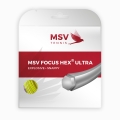 MSV Tennis String Focus Hex Ultra (Spin+Tension Stability) neon yellow 12m Set