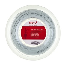 MSV Tennis String Hepta Twist (Durability+Spin) white 200m roll