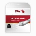 MSV Tennis String Hepta Twist (Durability+Spin) anthracite 12m Set