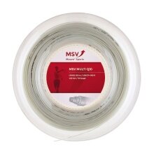 MSV Tennis String Multi Q10 1.30mm (Arm Protection+Touch) white 200m roll