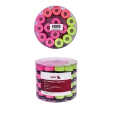 MSV Overgrip Cyber Wet 0.6mm (Sweat absorption/Durability) neon yellow/orange/pink 60 piece box