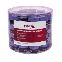 MSV Overgrip Prespi Absorb 0.6mm (Sweat absorption/Comfort) blue 60 piece box