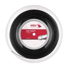 MSV Tennis String Swift (Control+Tension Stability) black 200m roll