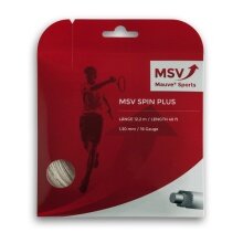 MSV Tennis String Spin Plus 1.30 (Allround+Spin) natural 12m Set