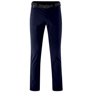 Maier Sports Outdoor Trousers Perlit (windproof/water-repellent/inside fleece) long navy blue Men