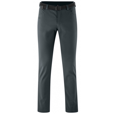 Maier Sports Hiking Trousers Perlit (windproof/water-repellent/fleece-lined) long graphite grey Men