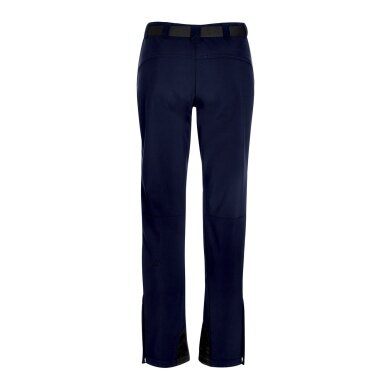 Maier Sports Outdoor Softshell Trousers Tech (windproof/water-repellent) long dark blue Women