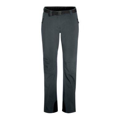 Maier Sports Outdoor Softshell Trousers Tech (windproof/water-repellent) long grey Women