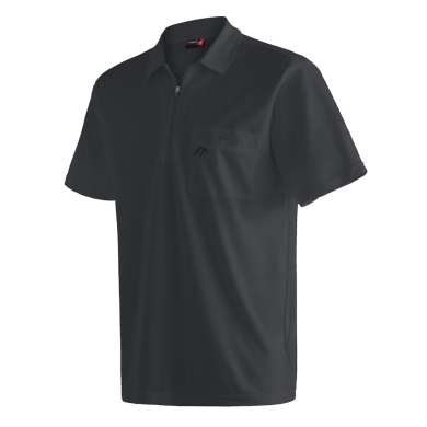 Maier Sports Hiking / Leisure Polo Arwin 2.0 (breathable, quick-drying) black men's