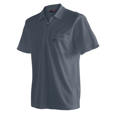 Maier Sports Hiking / Leisure Polo Arwin 2.0 (breathable, quick-drying) graphite grey Men's