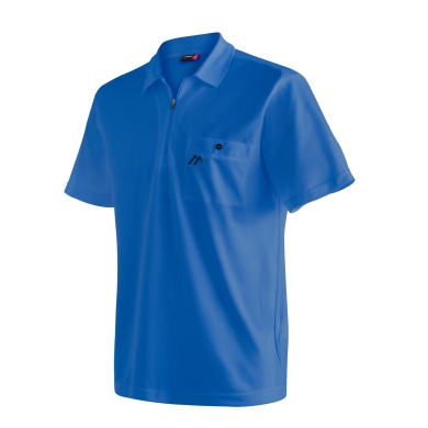 Maier Sports Hiking / Leisure Polo Arwin 2.0 (breathable, quick-drying) blue men's