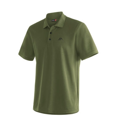 Maier Sports Hiking / Leisure Polo Ulrich (comfortable fit) olive green men's