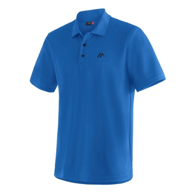 Maier Sports Hiking / Leisure Polo Ulrich (comfortable to wear) blue men's