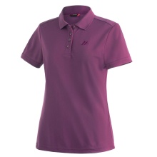 Maier Sports Hiking / Leisure Polo Ulrike (100% Polyester) violet Ladies