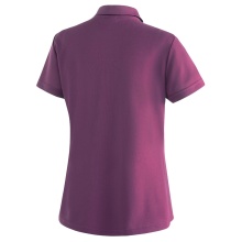 Maier Sports Hiking / Leisure Polo Ulrike (100% Polyester) violet Ladies