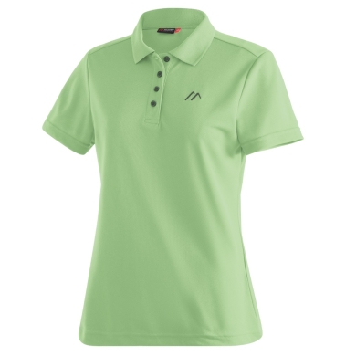 Maier Sports Hiking/Leisure Polo Ulrike (100% Polyester) green Ladies