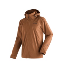 Maier Sports Functional Jacket/Rain Jacket Metor Rec (waterproof, windproof) rustic amber Men's