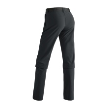 Maier Sports Hiking Trousers Arolla Zipp-Off (4-Way Stretch, Water-Repellent) Long Black Ladies