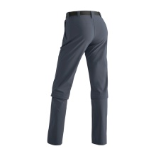 Maier Sports Arolla Zip-Off Trousers (4-Way Stretch, Water-Repellent) Long Graphite Grey Ladies