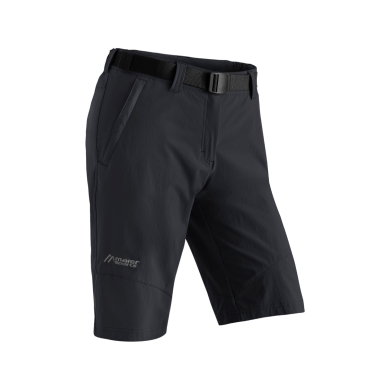 Maier Sports Hiking Shorts Bermuda Lawa Short (4-Way Stretch, high wearing comfort) short black ladies