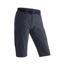 Maier Sports Hiking Trousers Kluane (4-Way Stretch, Water-Repellent) Short Night Blue Ladies