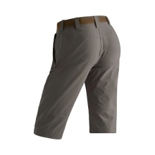 Maier Sports Hiking Trousers Kluane (4-Way Stretch, Water-Repellent) Short Brown Ladies