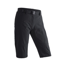 Maier Sports Hiking Trousers Kluane (4-Way Stretch, Water-Repellent) Short Black Ladies