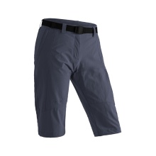 Maier Sports Hiking Trousers Kluane (4-Way Stretch, Water-Repellent) Short Graphite Grey Ladies